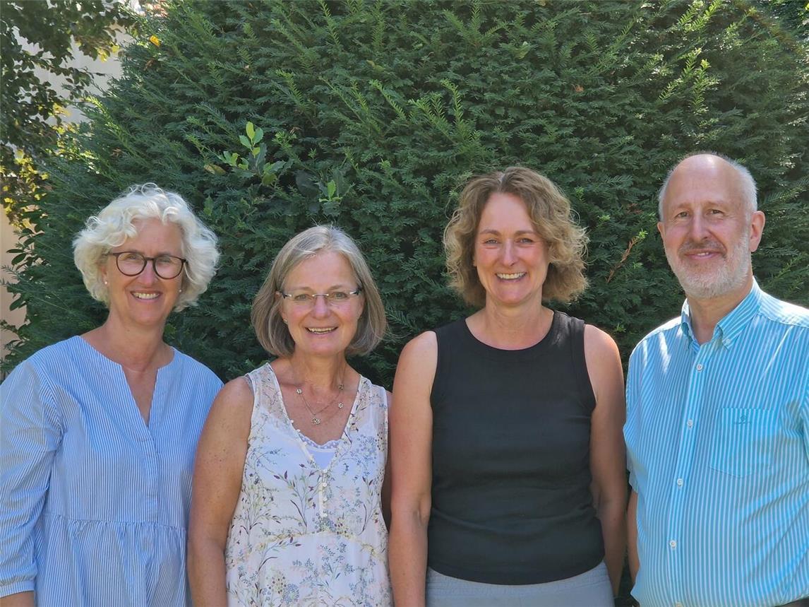 Das Kinderchorteam (v.l.n.r.): Steffi Bauer, Birgit Michels, Ursula Tebartz van Elst und Kantor Dieter Lorenz.Foto: privat