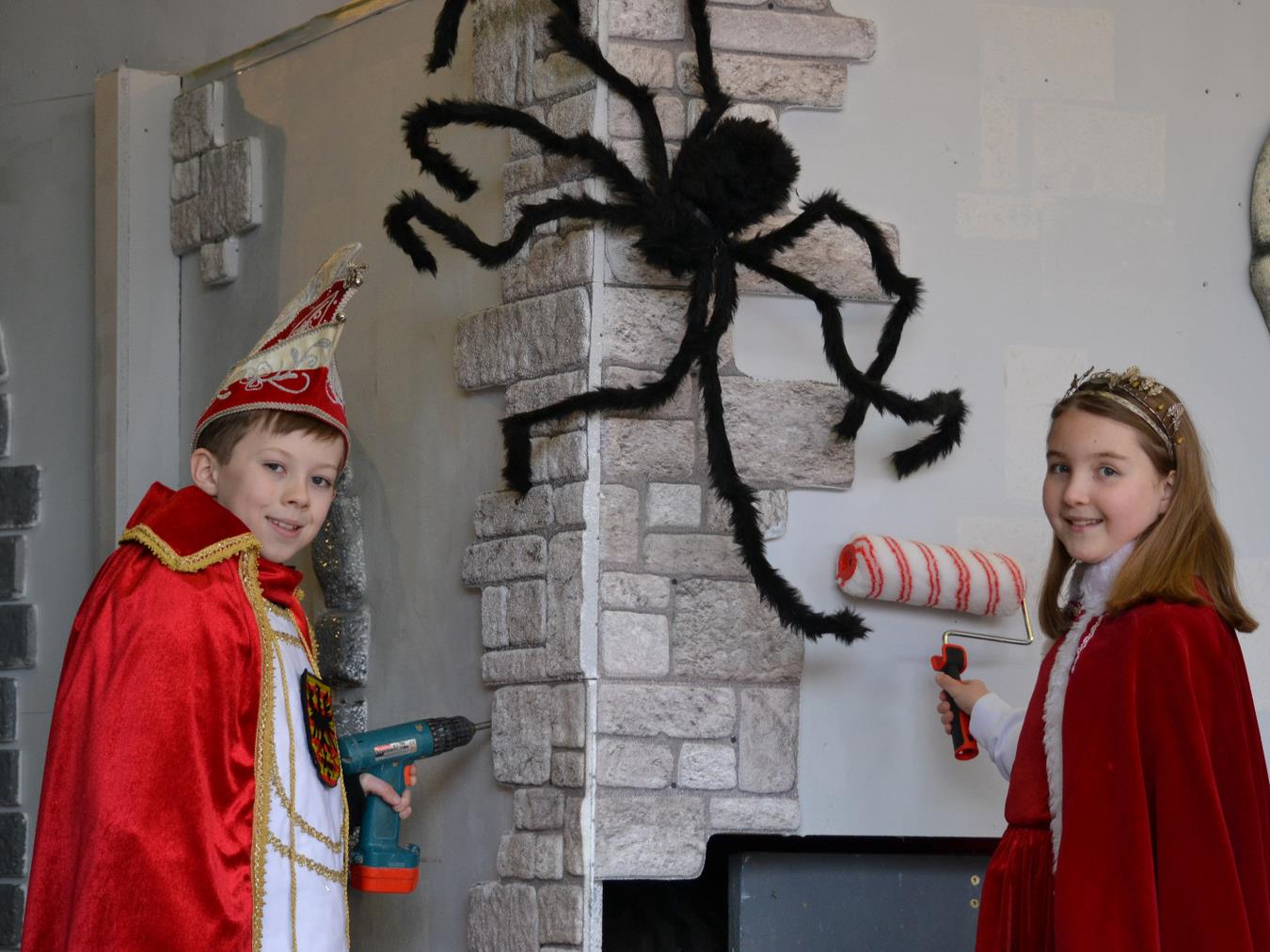 Das Kinderprinzenpaar Nico Niedrig und Mila Ryschka freut sich auf den Höhepunkt. Foto: privat