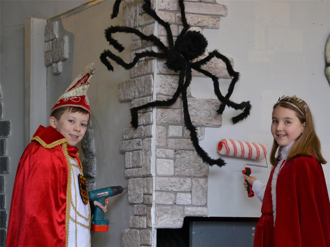 Das Kinderprinzenpaar Nico Niedrig und Mila Ryschka freut sich auf den Höhepunkt. Foto: privat