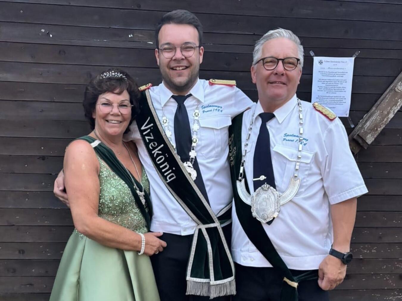 Das Königspaar Michael und Petra Ising. Amtierender Vizekönig ist Joel Ising, Sohn des Königspaares. Foto: privat