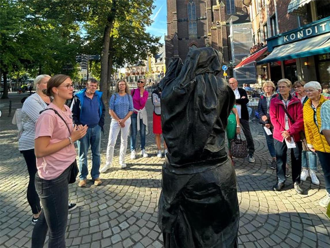 Das Kunstwerk „Der Pilger“ von Bert Gerresheim hat für alle Kevelaer-Pilger eine besondere Bedeutung.Foto: © Wallfahrtsstadt Kevelaer