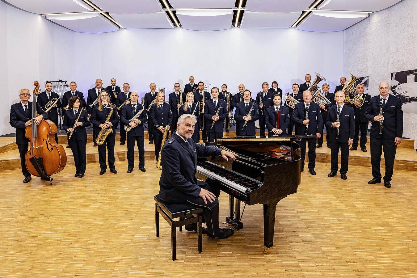 Das Landespolizeiorchester NRW kommt wieder nach Weeze. Foto: Mediendienste LAFP Selm
