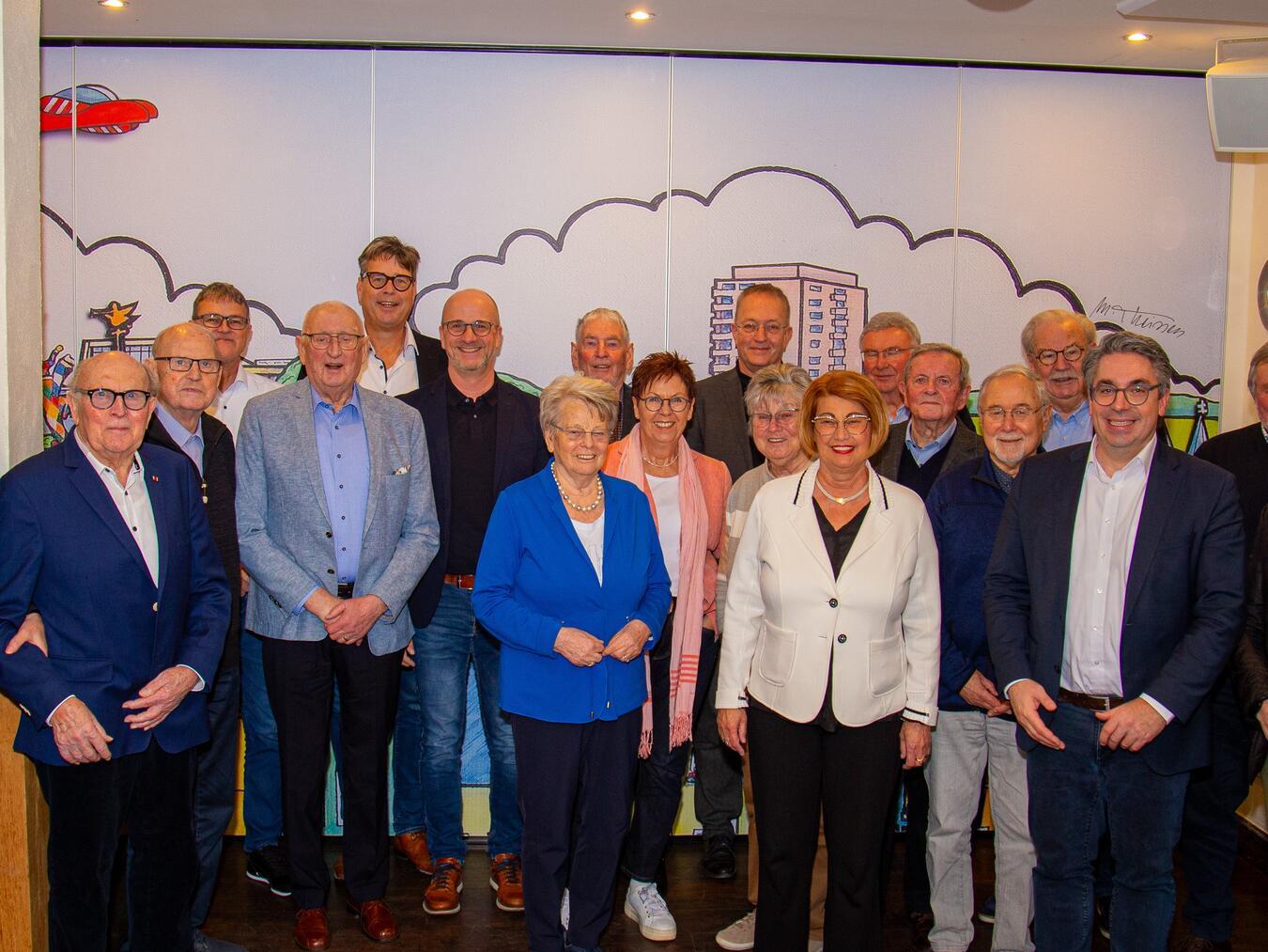 Das langjährige Engagement der Jubilare wurde in feierlichem Rahmen gewürdigt. Foto: CDU-Ortsverband Goch