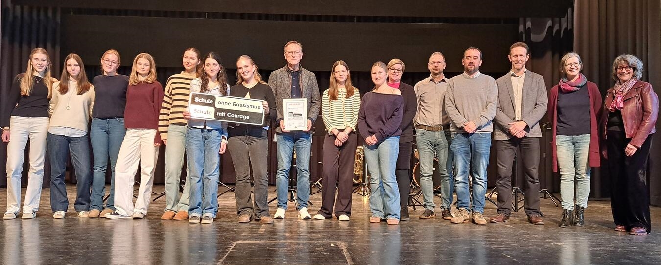 Das Lise ist nun offiziell eine „Schule mit Courage“.Foto: privat