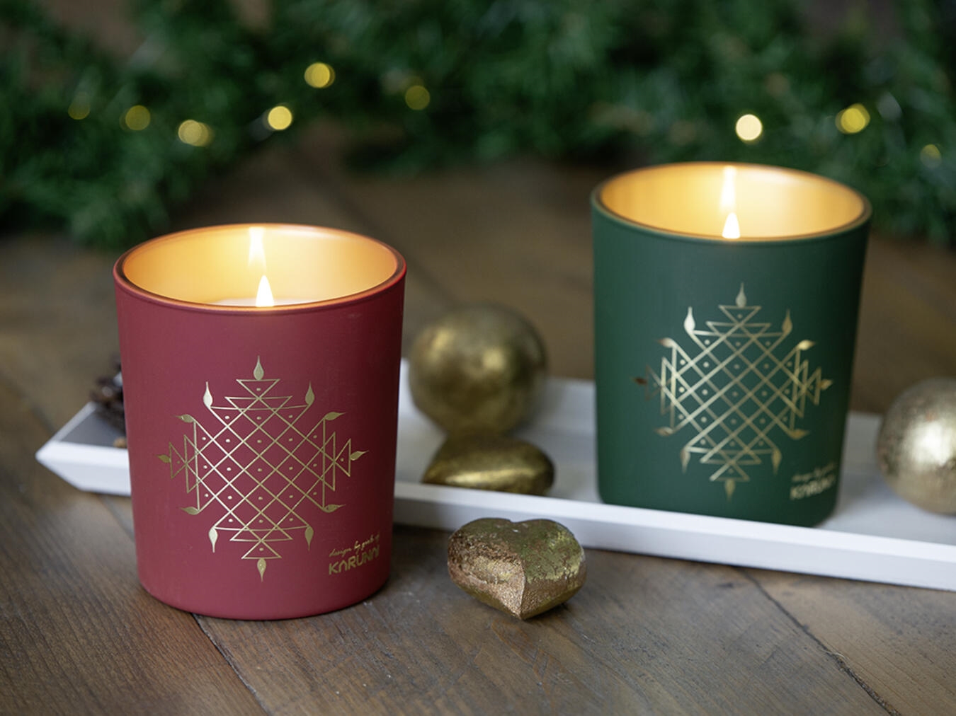 Das Mandala auf den neuen Kerzengläsern wurde von zwei Mädchen aus dem Kinderhaus gestaltet.