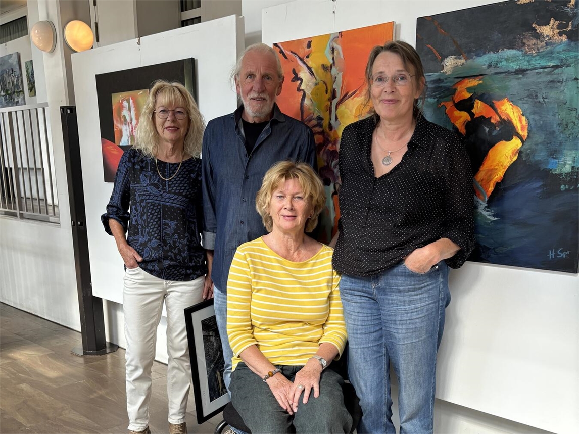 "Moerser Kunstquartett Ausstellung in Rheinberg, Foto von Stadt Rheinberg"