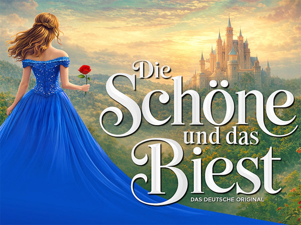 Das Musical „Die Schöne und das Biest“ gastiert ab dem 27. November bis zum 3. Januar 2027 im metronom Theater Oberhausen. Foto: Marcel Götz