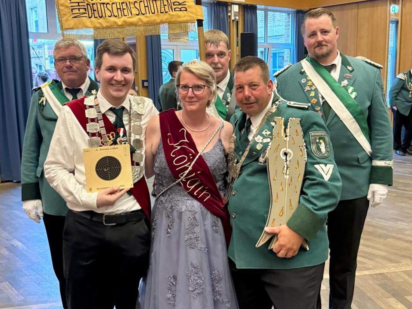 Das neue Bezirkskönigspaar Britta und Thorsten Prast. Foto: TobiasHerbstMedia
