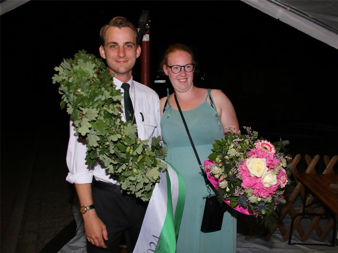 Das neue Königspaar des BSV Kalkar 1953 Ralf Schneider und Maren Hurkens. Foto: privat