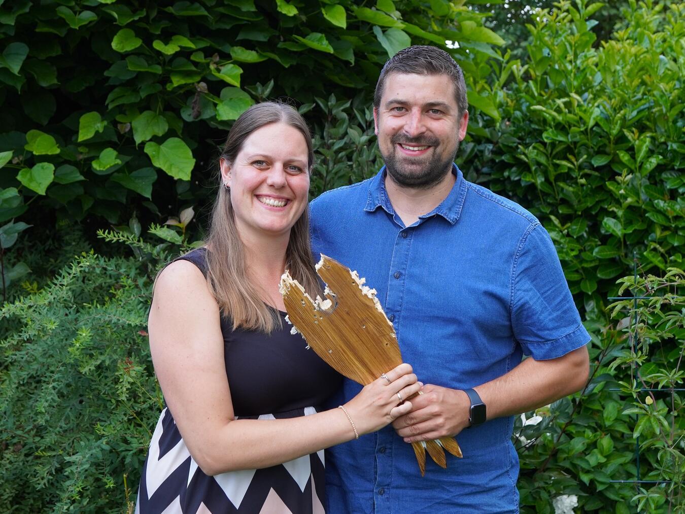 Das neue Königspaar: Johannes und Anna Pitz werden am Kirmesmontag proklamiert. Foto: St. Martinus-Schützenbruderschaft/Heinz Kost