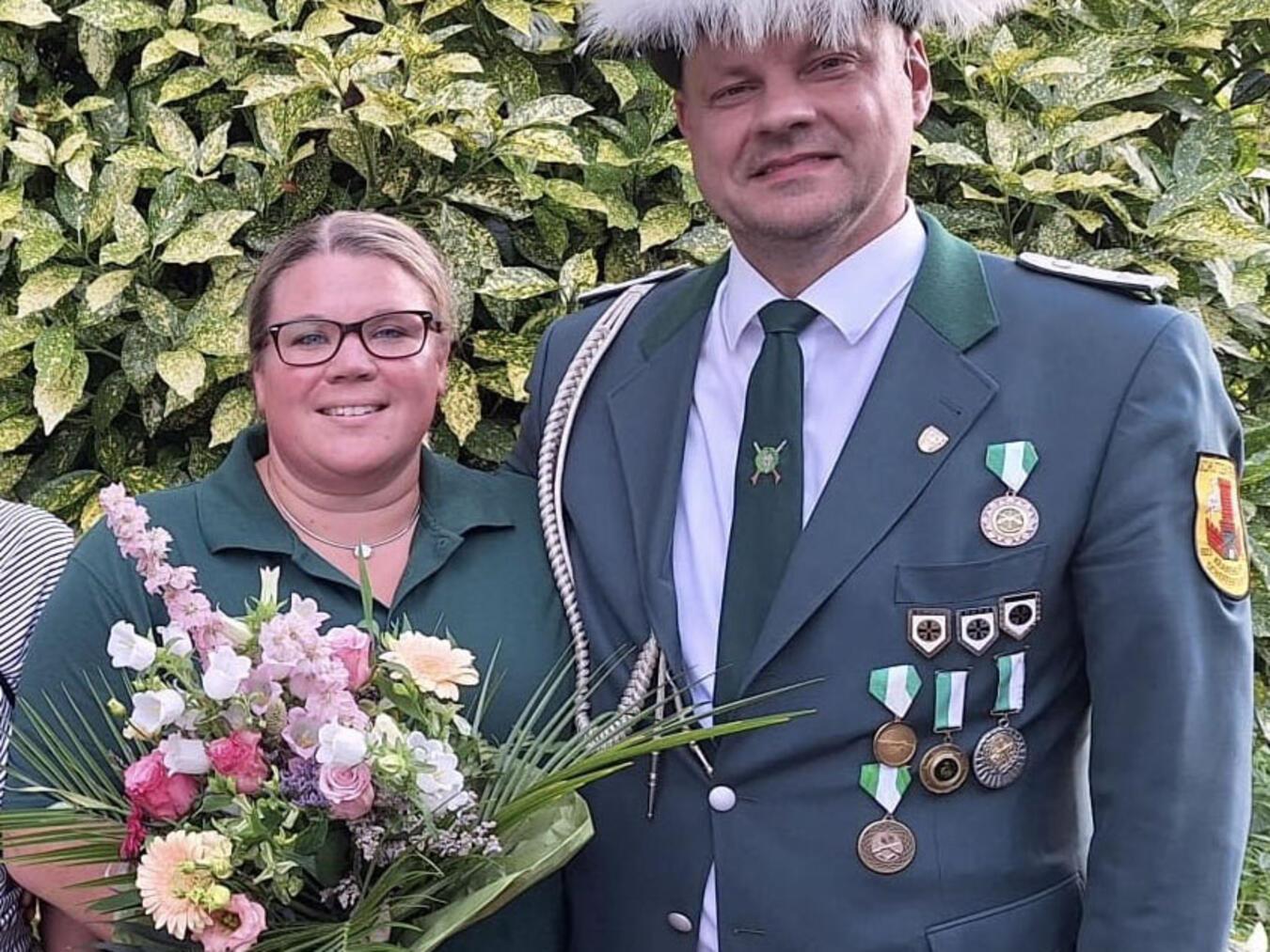 Das neue Königspaar: Michael und Angela Verweyen Foto: privat. 