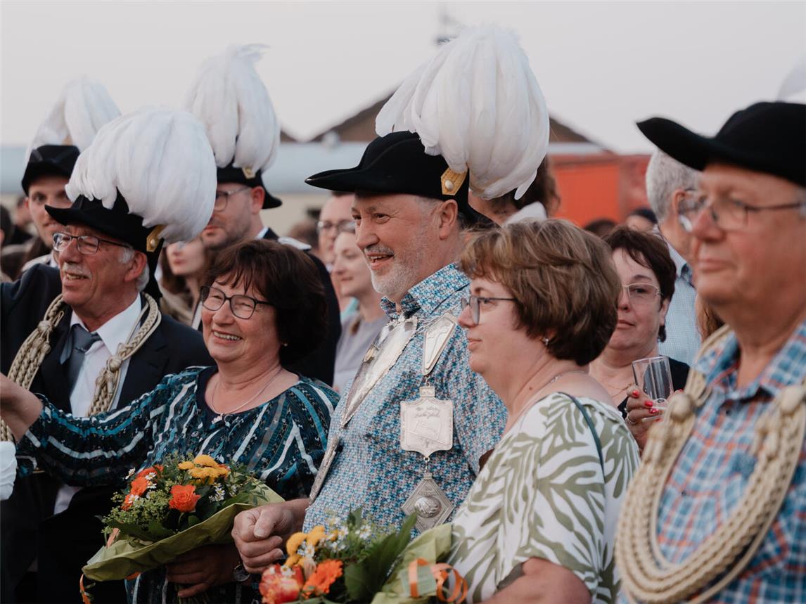 Das neue Königstrio der Oermter Bruderschaft.Foto: privat