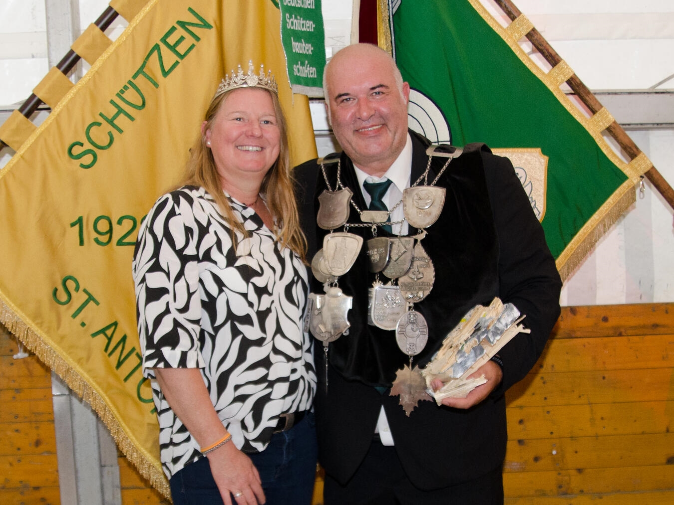 Das noch amtierende Königspaar Jürgen und Angie Richter. Foto: Schützen