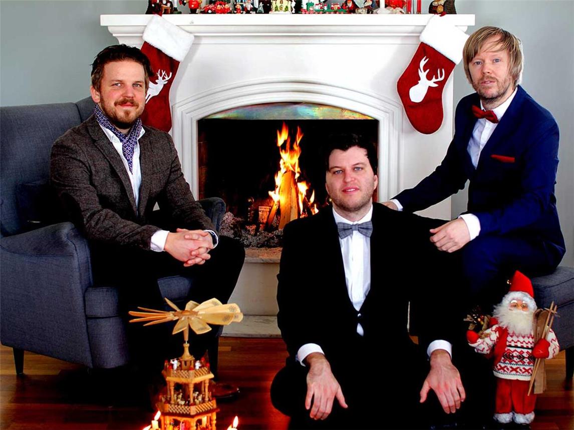 Das Oddgeir Berg Trio spielt das vielleicht langsamste Weihnachtskonzert am 12. Dezember in Geldern.Foto: Oddgeir Berg Trio