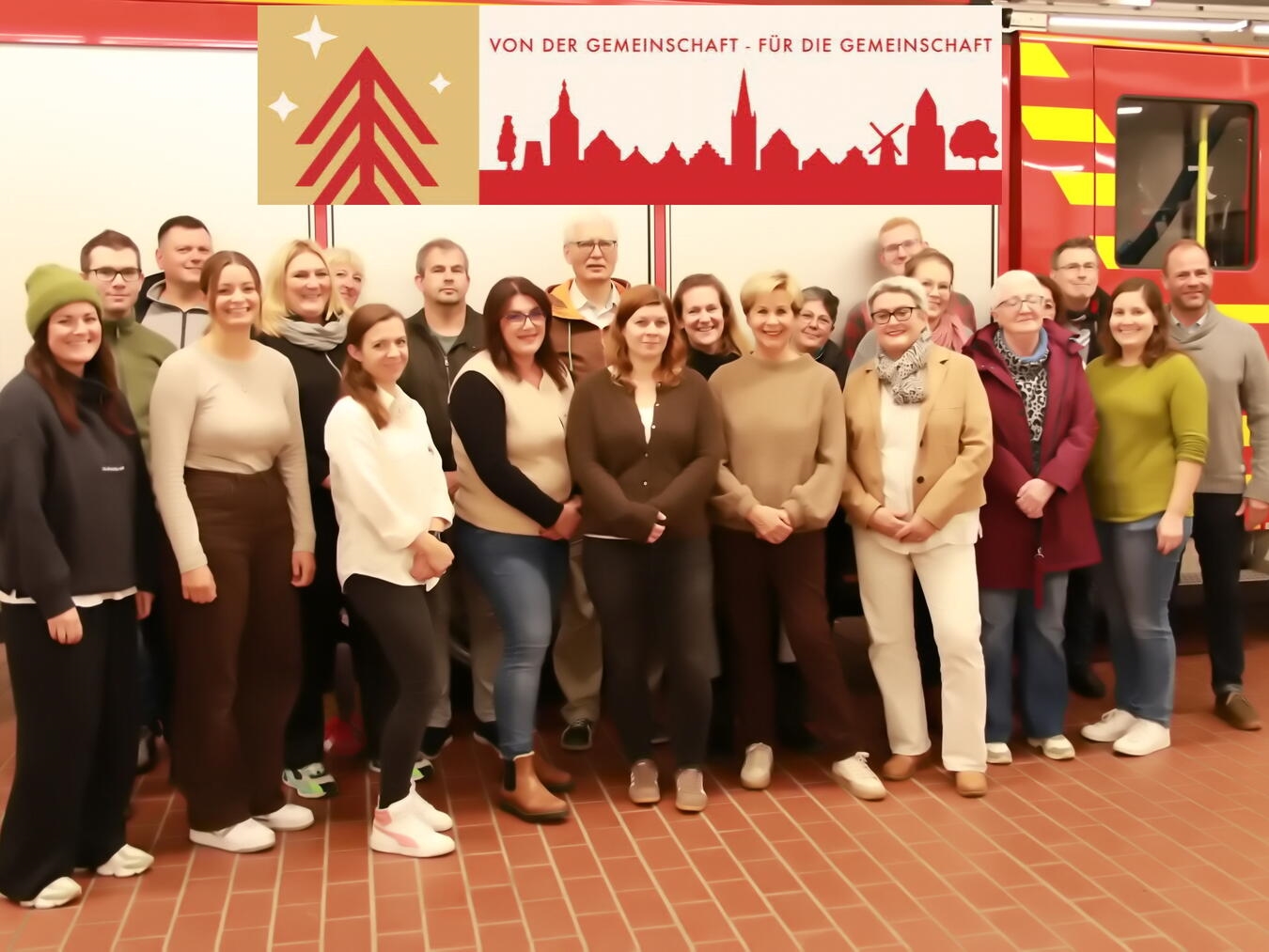 Das Organisationsteam freut sich auf den 4. Aldekerker Adventsmarkt am Samstag vor dem ersten Advent.Foto: Siegfried Lambert