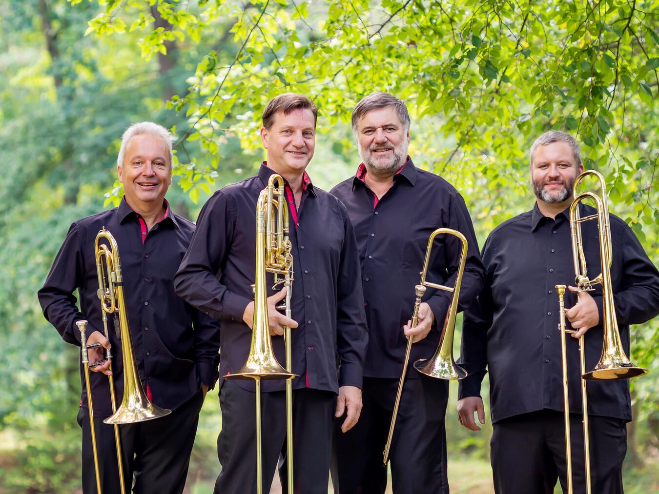 Das Posaunenquartett Opus 4 kommt für ein Gastspiel nach Geldern. Foto: Opus 4