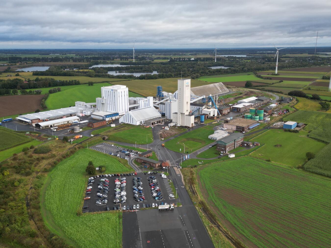 Das Salzbergwerk im Rheinberger Stadtteil Borth. Foto: K+S
