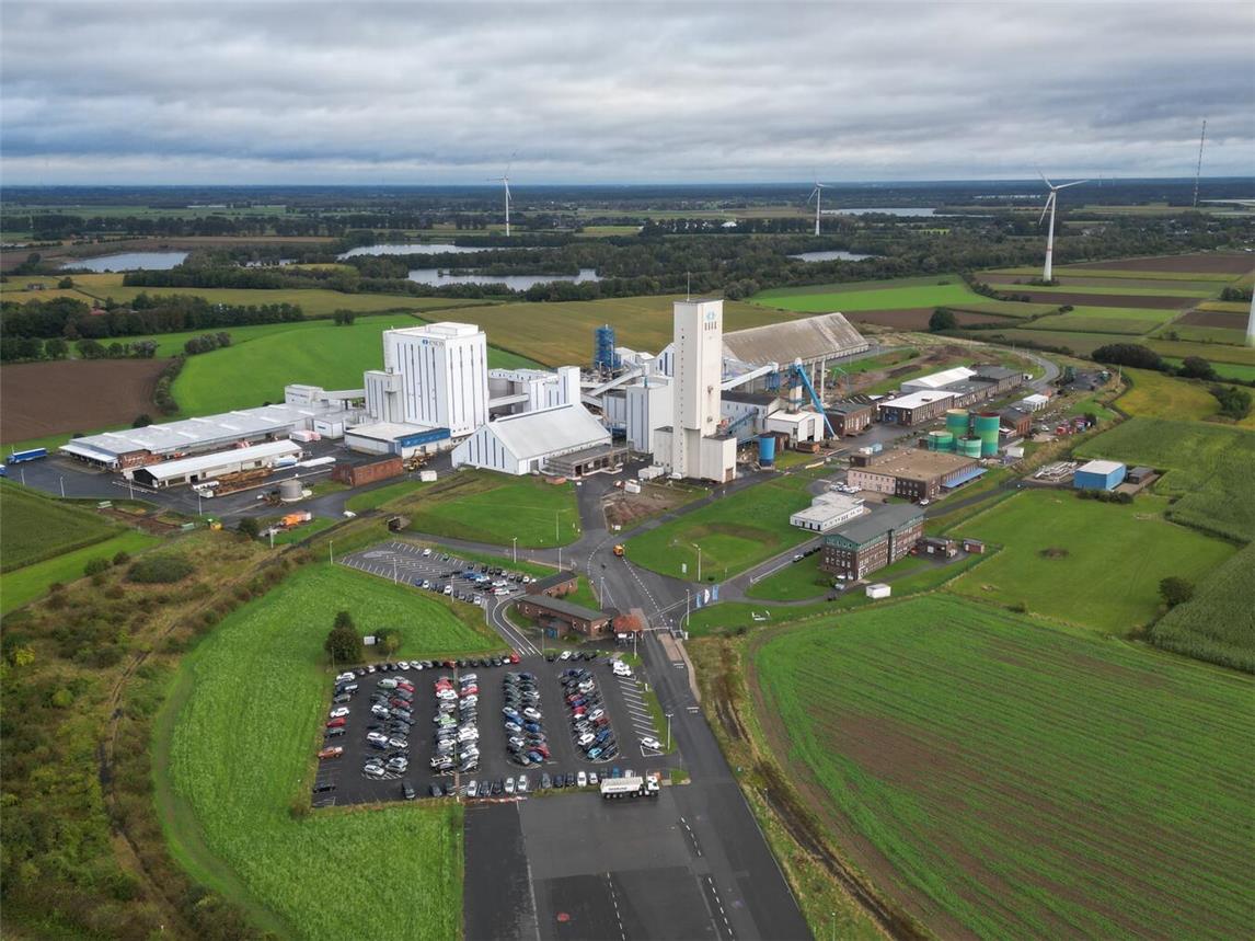 Das Salzbergwerk im Rheinberger Stadtteil Borth. Foto: K+S