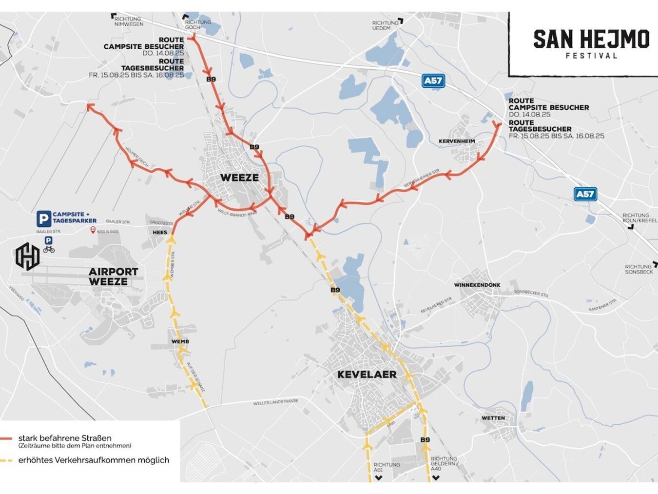 Das San Hejmo Festival findet am 15. und 16. August am Airport Weeze statt.