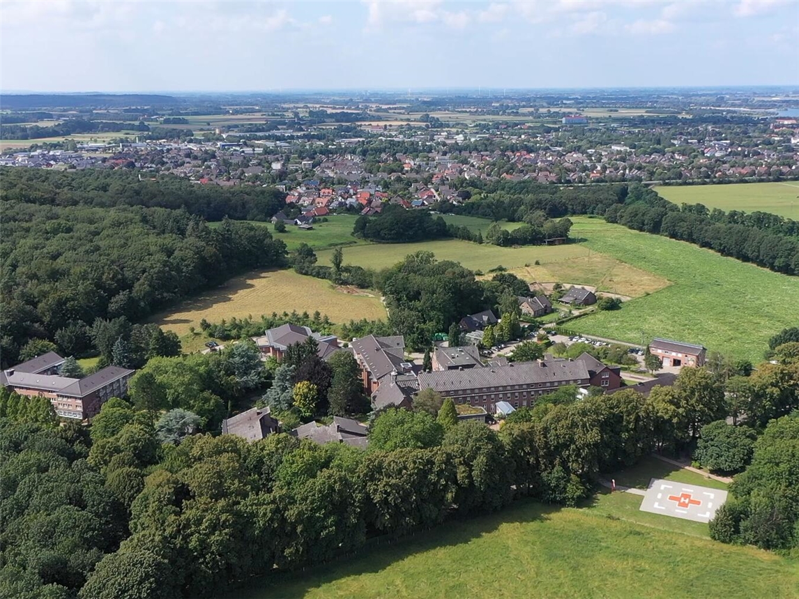 Das Sankt Josef-Hospital in Xanten aus der Vogelperspektive. Foto: Sankt Josef-Hospital