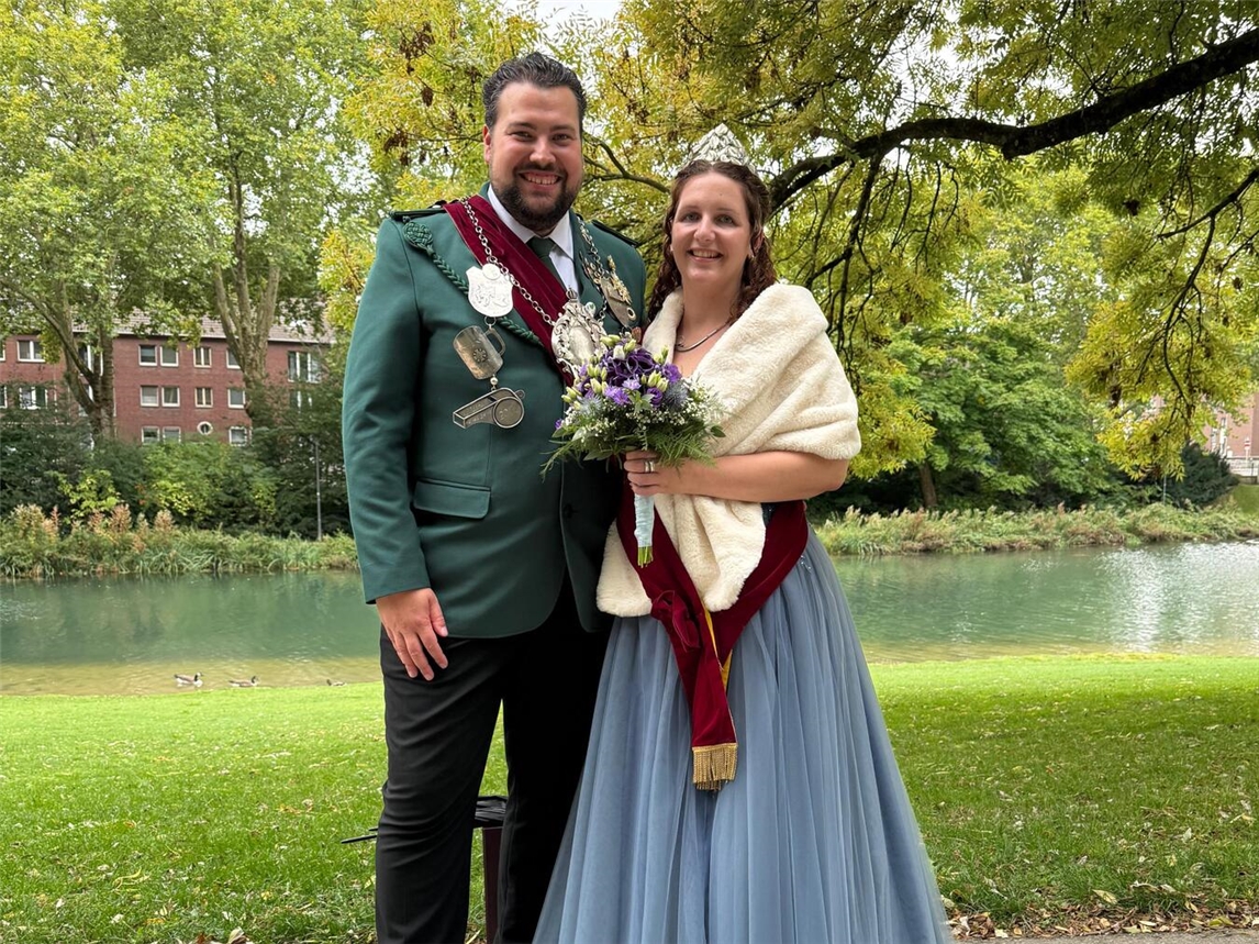 "Königspaar Frederik Oostendorp und Denise Lanksch, Abschiedsfoto, privat"