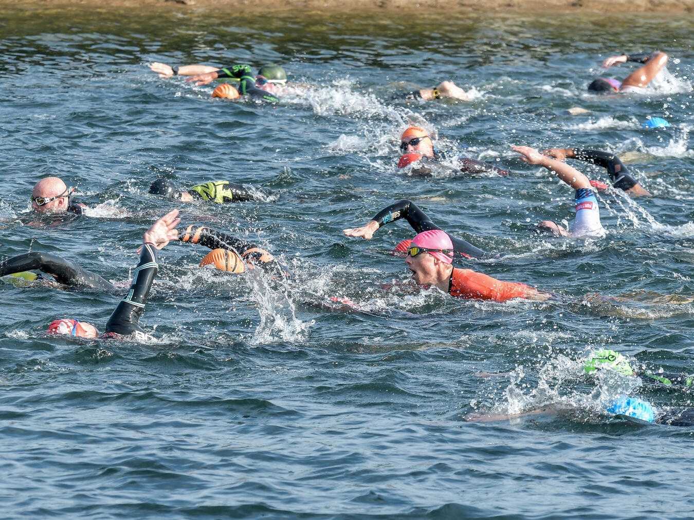 Das Schwimmen ist die erste von drei Disziplinen. NN-Archivfoto: Gerhard Seybert