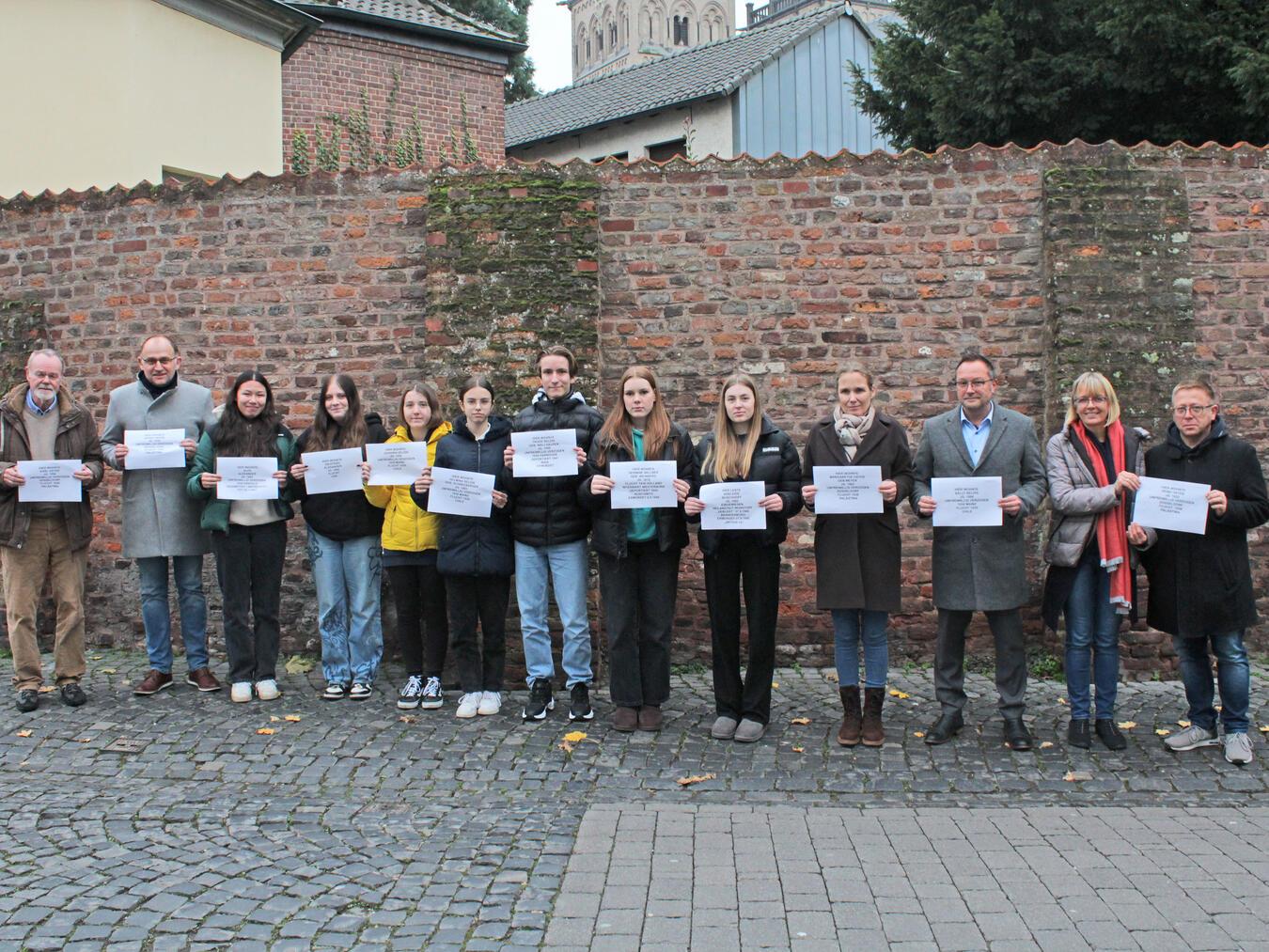 Das Stiftsgymnasium und die Marienschule werden die Verlegung der Stolpersteine inhaltlich begleiten. NN-Foto: Thomas Langer