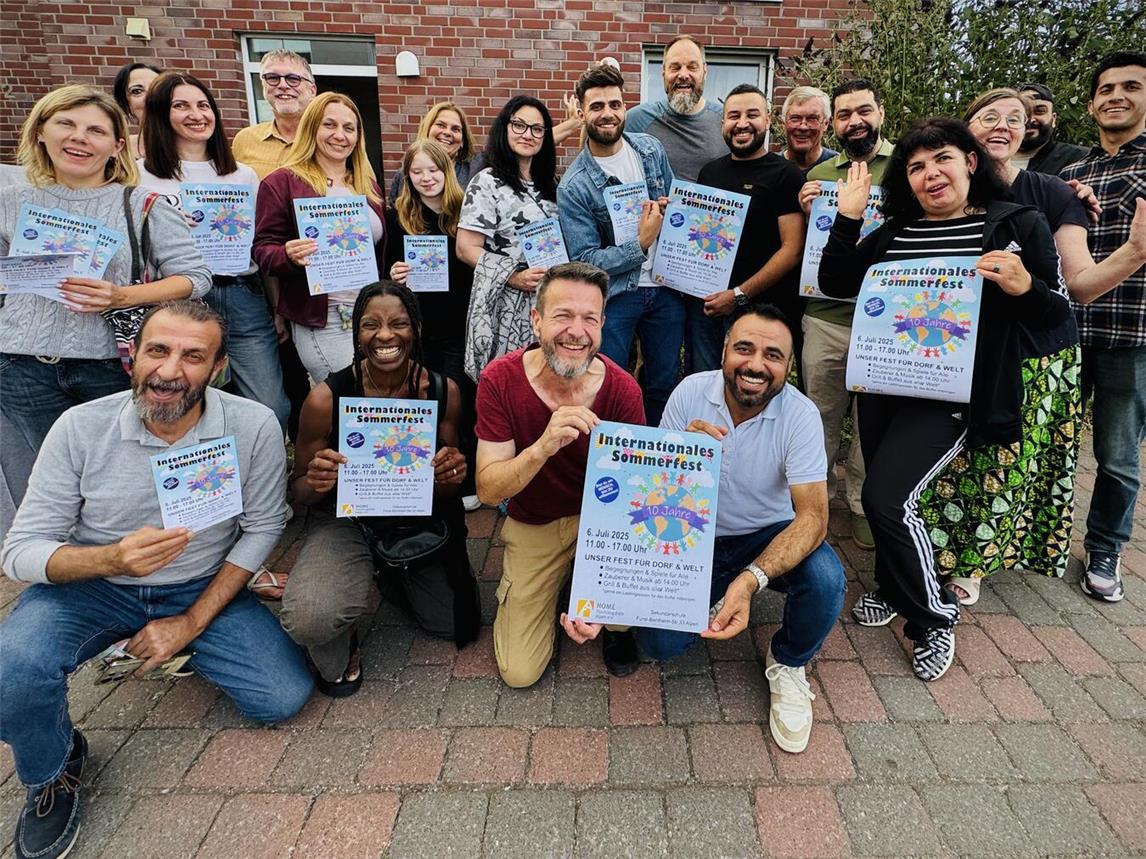 Das Team des diesjährigen Sommerfestes. Foto: privat