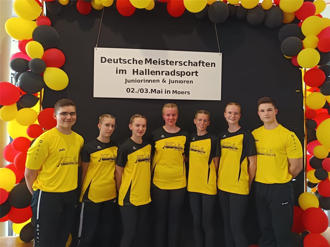 Team RSV „Falke“ Kervenheim-Kevelaer bei Meisterschaft, zeigt Talent und Teamgeist. Foto: privat