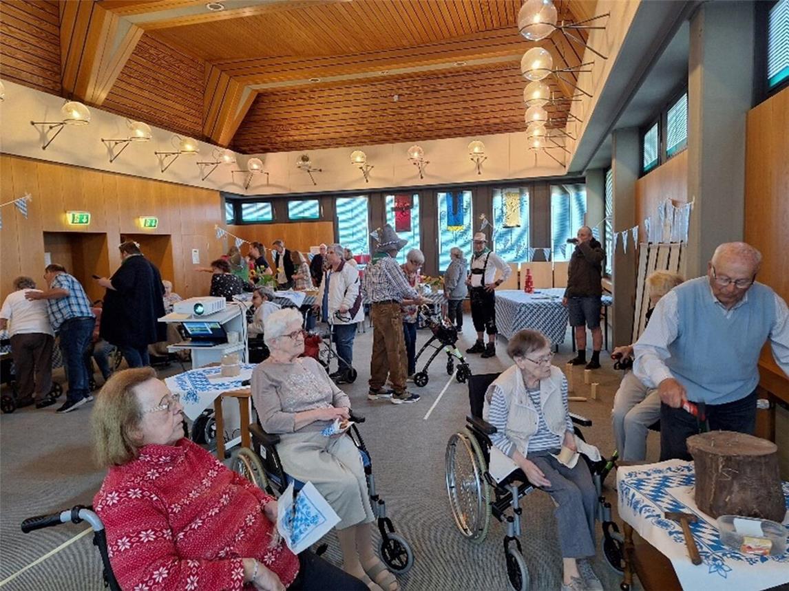 Das Team des St. Elisabeth-Stifts hat für die Bewohner ein vielseitiges Programm gezimmert. Foto: privat