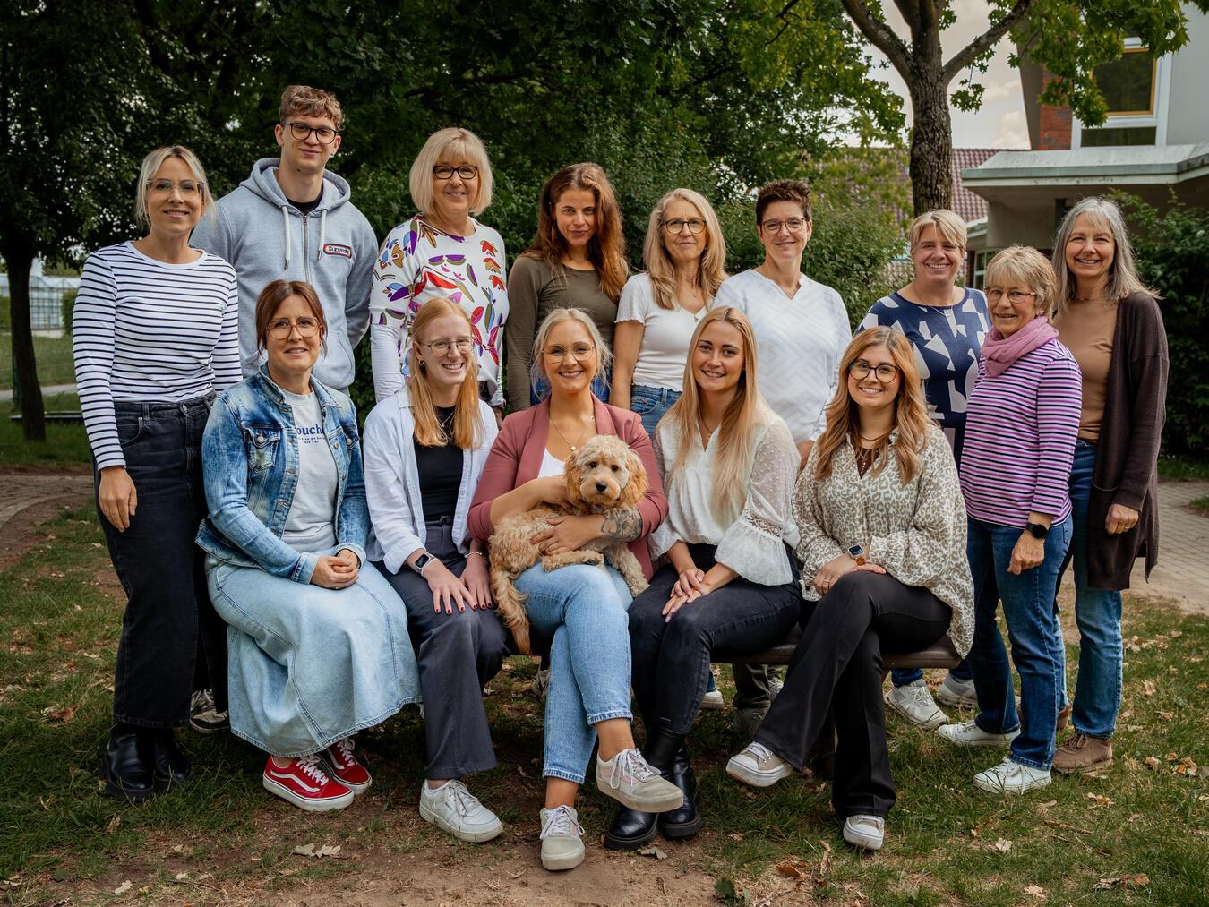Das Team des städtischen Familienzentrums Montessori-Kinderhaus.Foto: Stadt Straelen