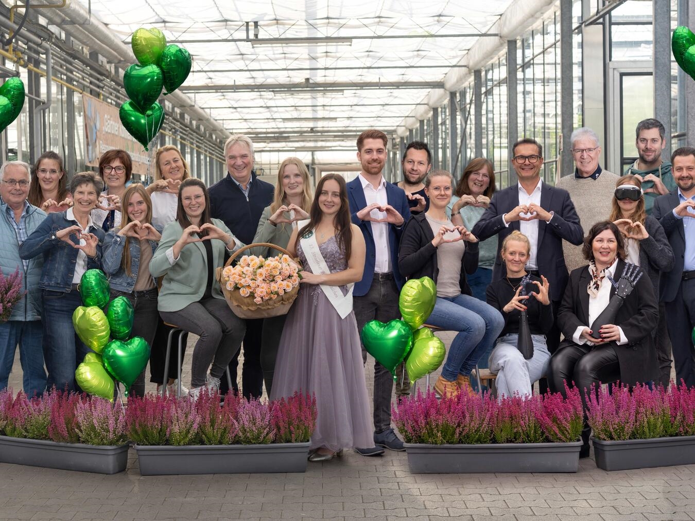 Das Team von Agrobusiness Niederrhein in der NRW-Halle.Foto: Agrobusiness Niederrhein