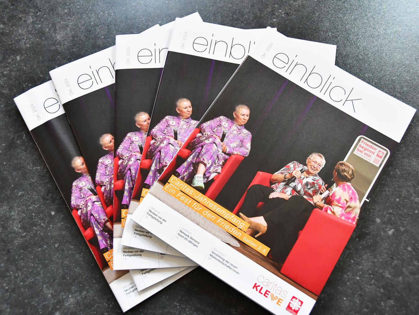 Das Titelbild des neuen „Einblicks“, der nun erschienen ist. Foto: CV Kleve