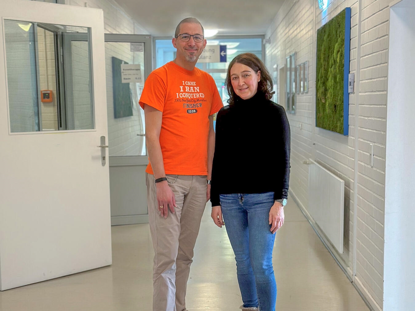Das TruSt-Team: Amir Djawadi und Sabine Boothe-Laar. Foto: LVR-Klinik Bedburg-Hau