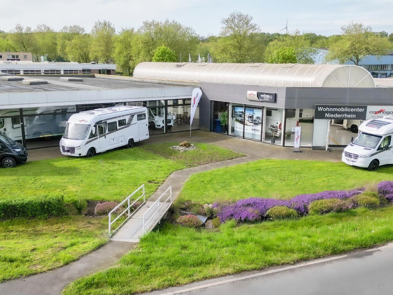 Wohnmobilcenter Niederrhein lädt zur Frühlingsmesse Das Wohnmobilcenter Niederrhein liegt in Kalkar. Foto: privat