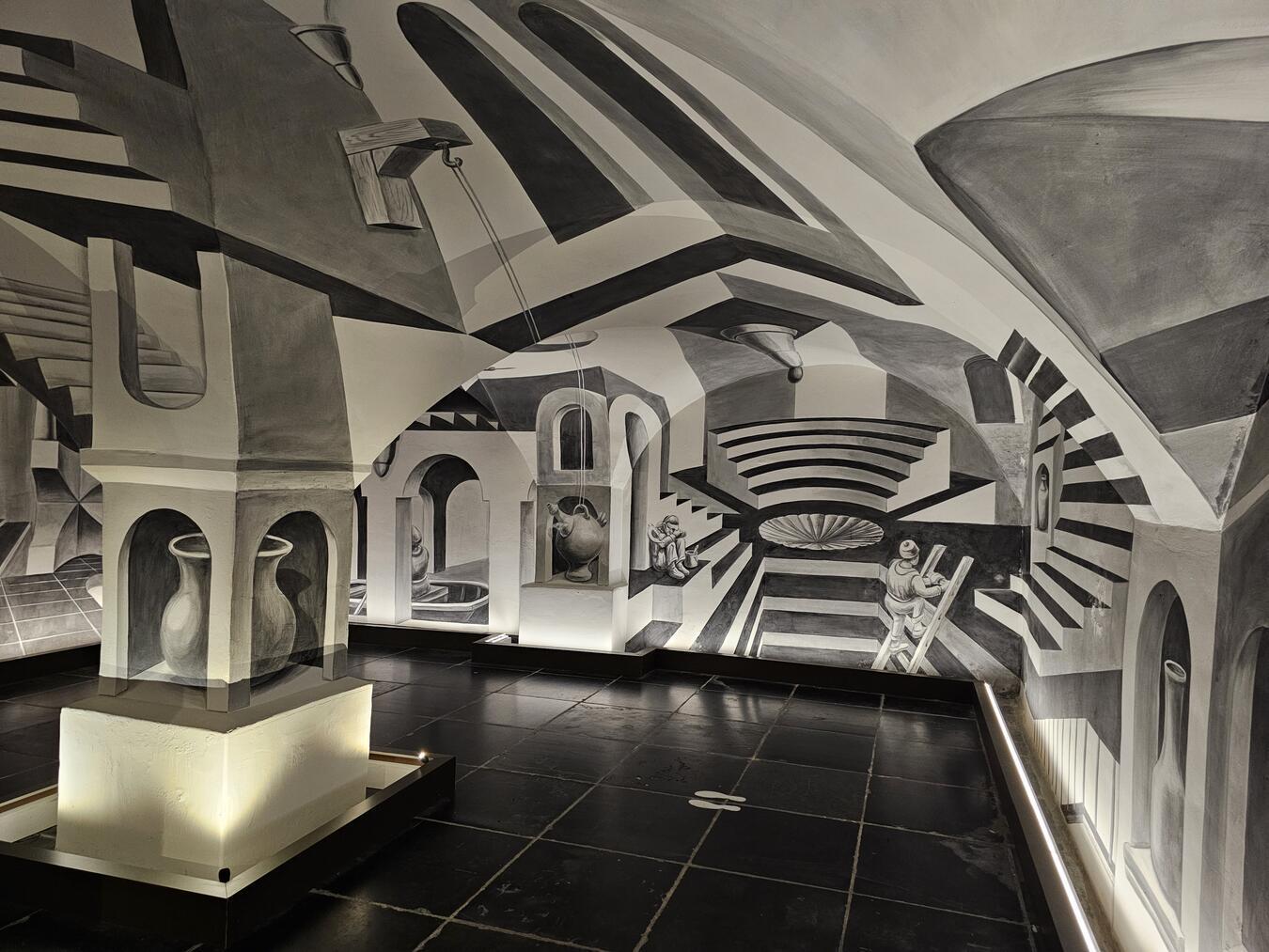 Dem Künstler Maurits Cornelis Escher ist im Keramikmuseum eine eigene Ausstellung gewidmet – es war sein Geburtshaus. 