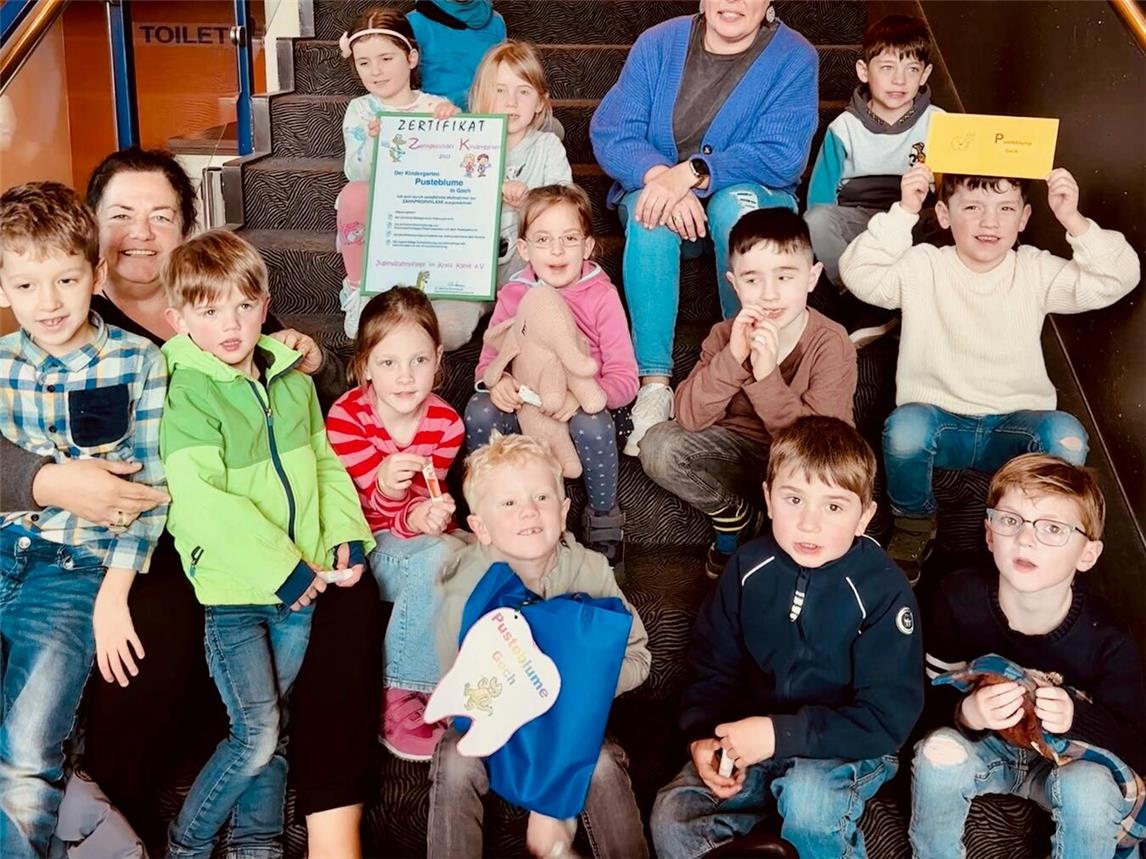 Den Film „Die Hasenschule“ schauten sich die Vorschulkinder des Kindergarten Pusteblume im Kino an. Foto: privat