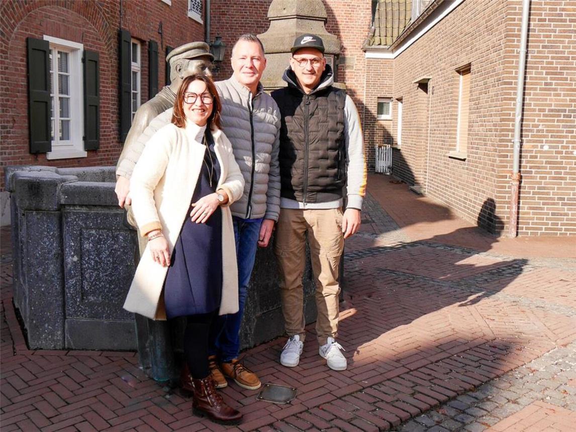 Denis Lindermuth (r.), Bianka Ehrlich und Michael Spandick (ehemals Team 1. Vorsitz). Foto: privat