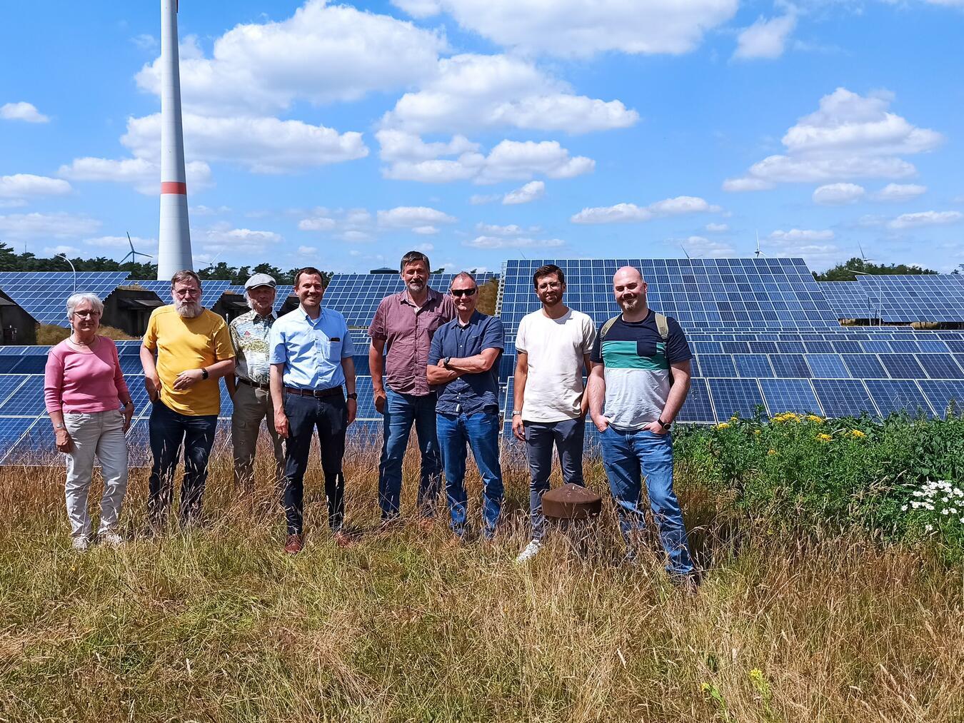 Der Besuch des Arbeitskreises Energiewende in der NRW-Klimakommune Saerbeck.Foto: Stadt Straelen