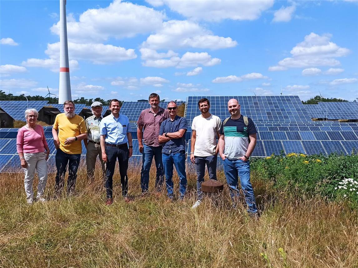 Der Besuch des Arbeitskreises Energiewende in der NRW-Klimakommune Saerbeck.Foto: Stadt Straelen