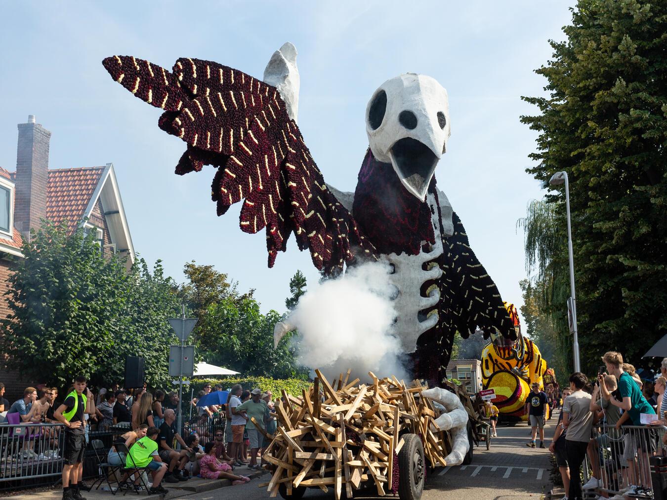 Der Blumenkorso Lichtenvoorde setzt sich am Sonntag, 8. September, in Bewegung. Foto: Lieva Hillen