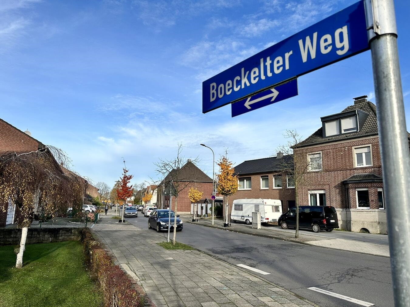 "Geplante Umgestaltung Boeckelter Weg Geldern 2027, Straßenszene Stadt Geldern"
