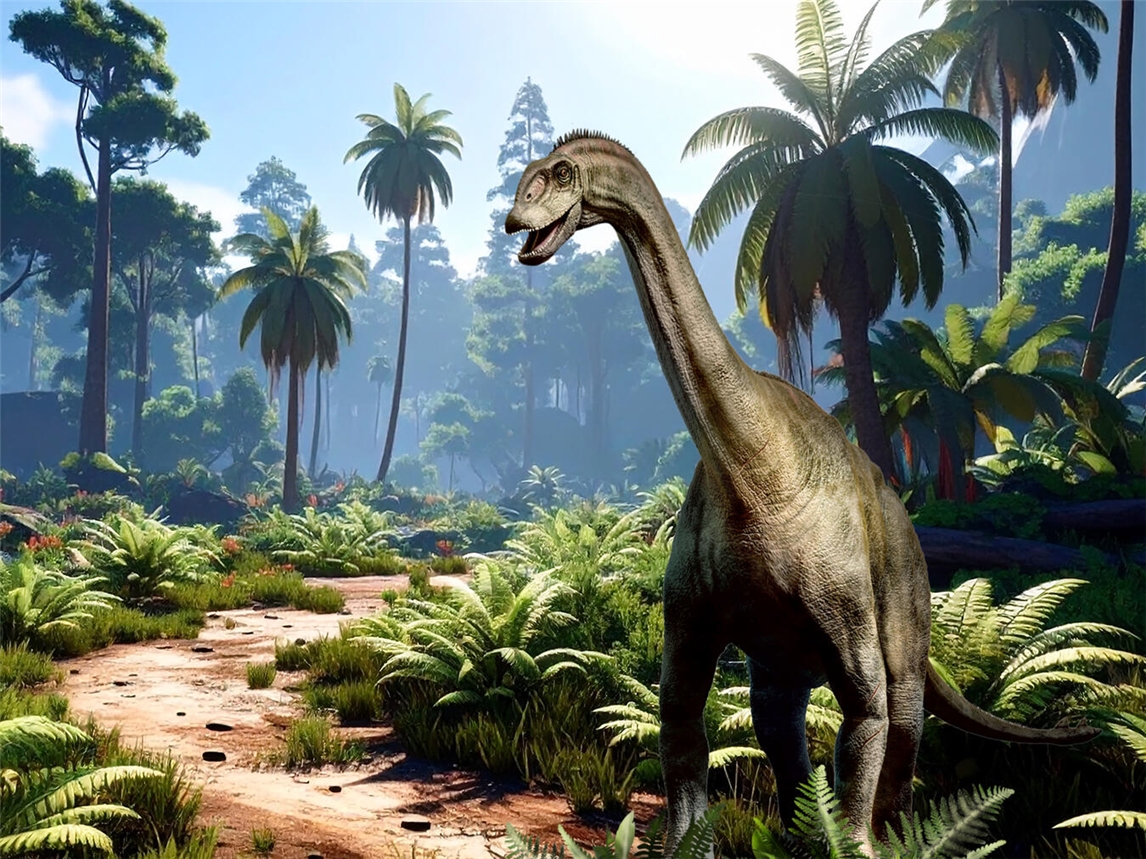 Der Brachiosaurus zählt zu den größten Landtieren der Erdgeschichte. Mehr über sein Schicksal und dem seiner Artgenossen erfahren Besucher bis zum 4. November im Burgers‘ Zoo. Fotos: privat