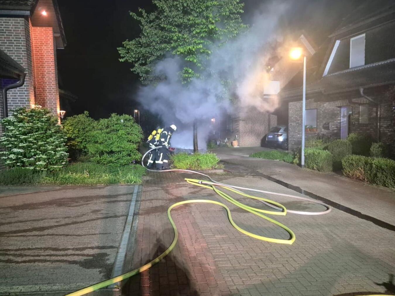 Der Brand wurde von einem Trupp unter Atemschutz gelöscht. Foto: Feuerwehr