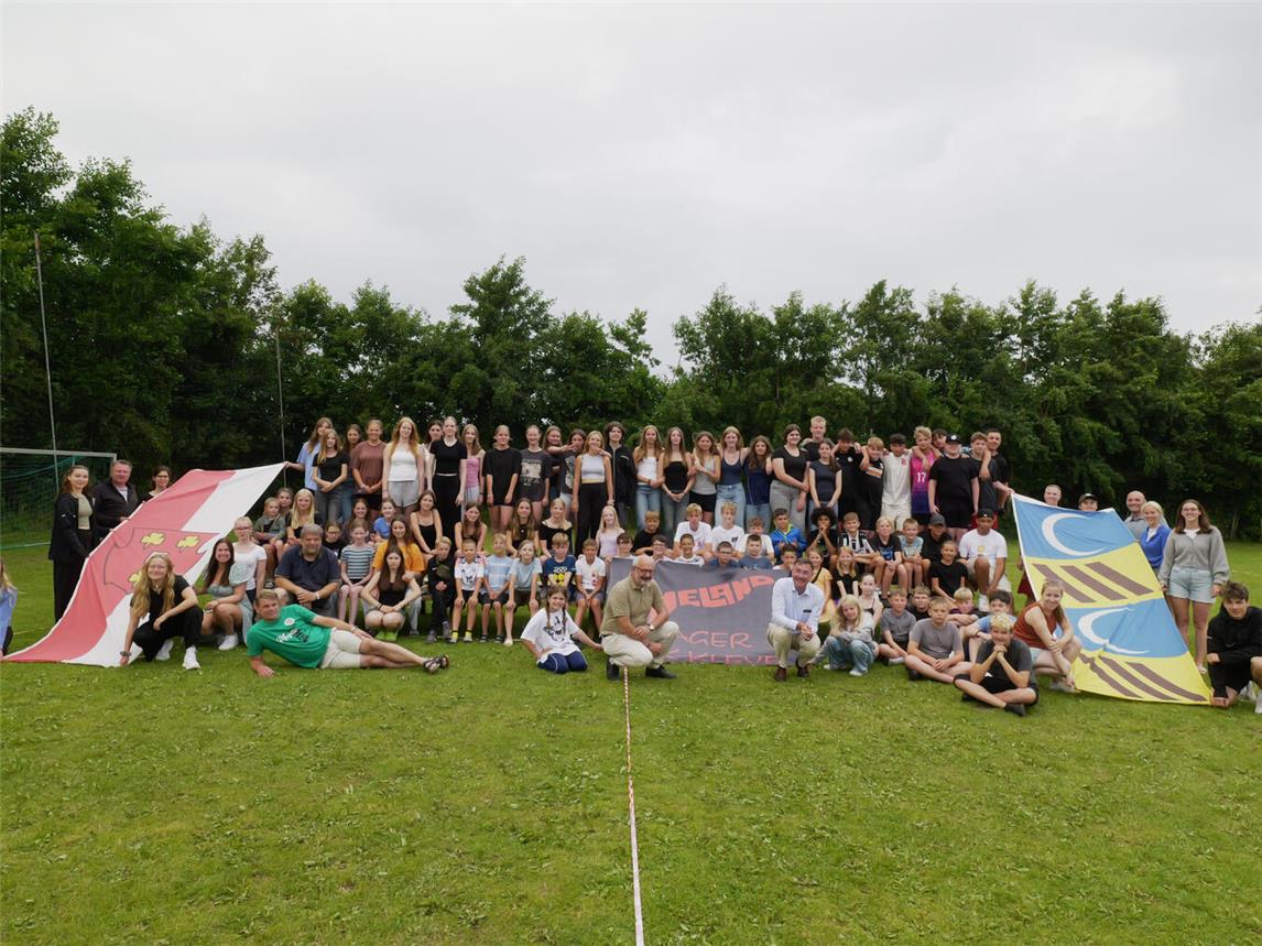 Der Bürgermeister besuchte das Lager der DJK Rhenania Kleve. Foto: Stadt Kleve