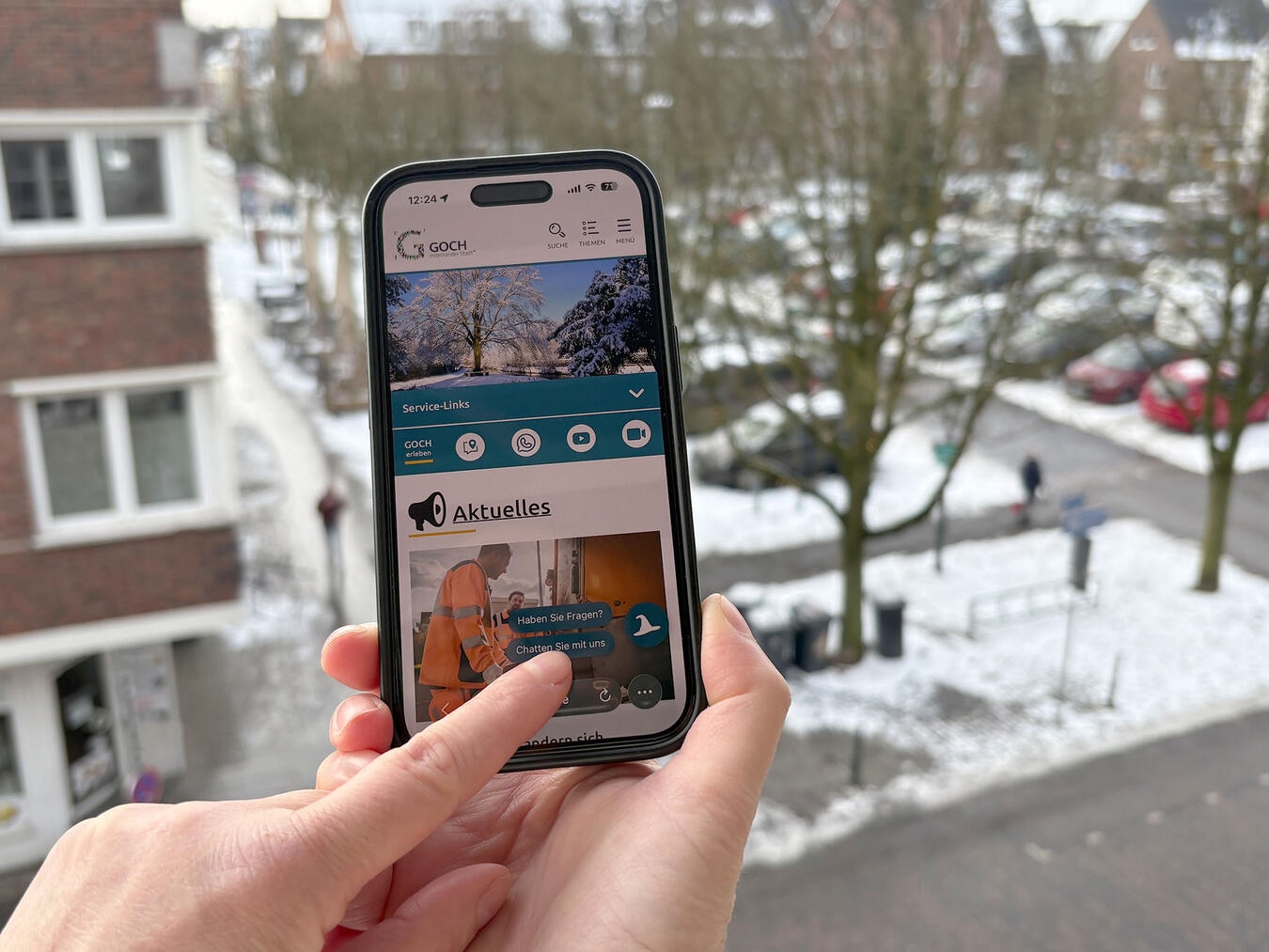 Der Chatbot Merlin ist in der unteren rechten Displayseite zu finden. Foto: Torsten Matenaers