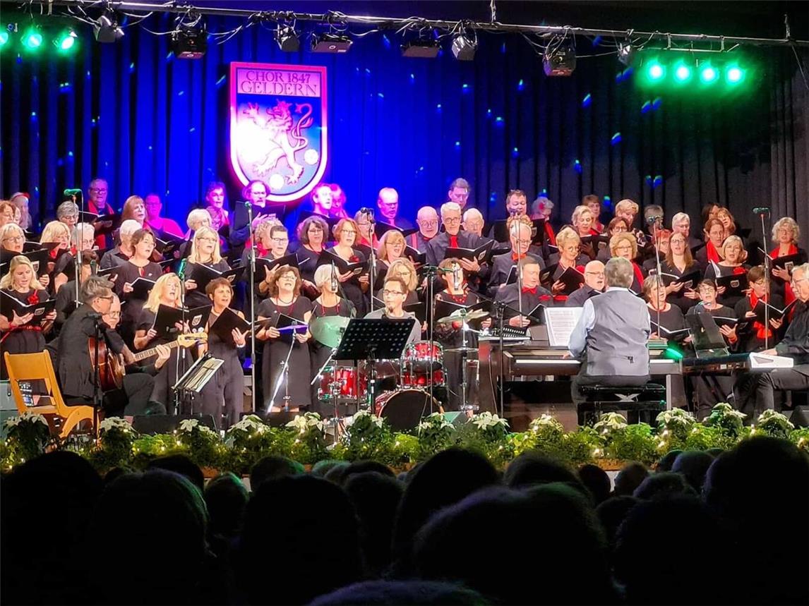 Der Chor 1847 Geldern begeisterte sein Publikum in Geldern.Foto: privat