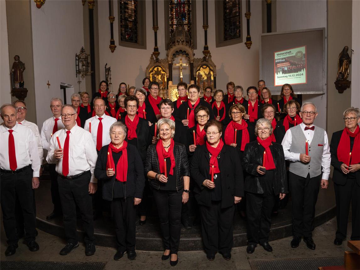 Der Chor begeisterte seine Zuhörer in der voll besetzten Kirche.Foto: privat