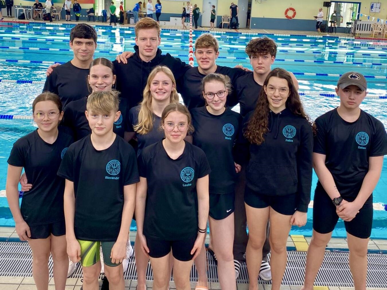 Der CSV Kleve war mit insgesamt 15 Athleten beim Wettkampf des Duisburger Schwimmteams im Schwimmstadion Duisburg vertreten. Foto: CSV Kleve 1910 
