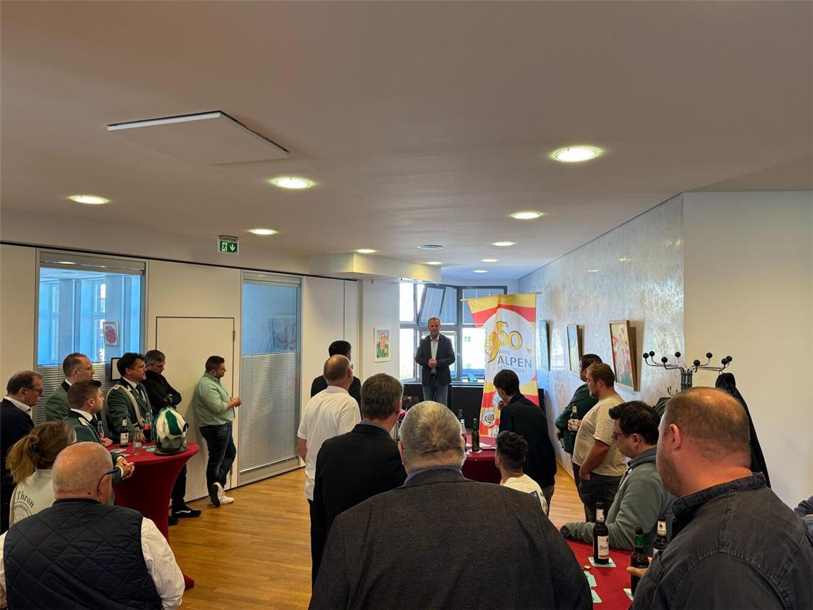 Der Einladung der CDU Alpen waren viele Vertreter von Schützenvereinen gefolgt. Foto: CDU